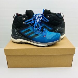 Adidas Terrex Skychaser 2 Mid Gore-Tex Men’s Size 8 GZ0318 Hiking Shoes Blue